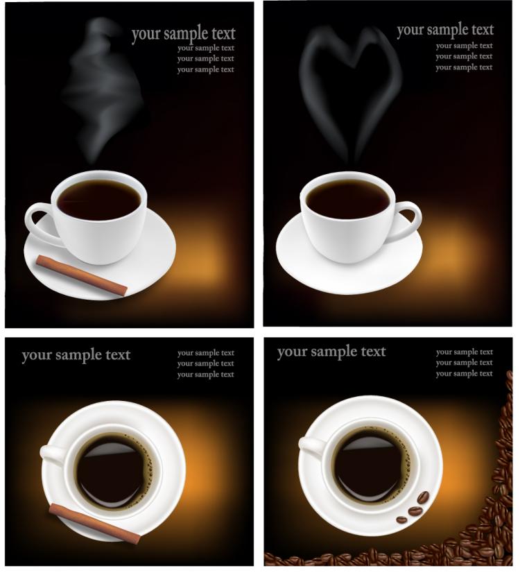 free vector Coffee theme vector